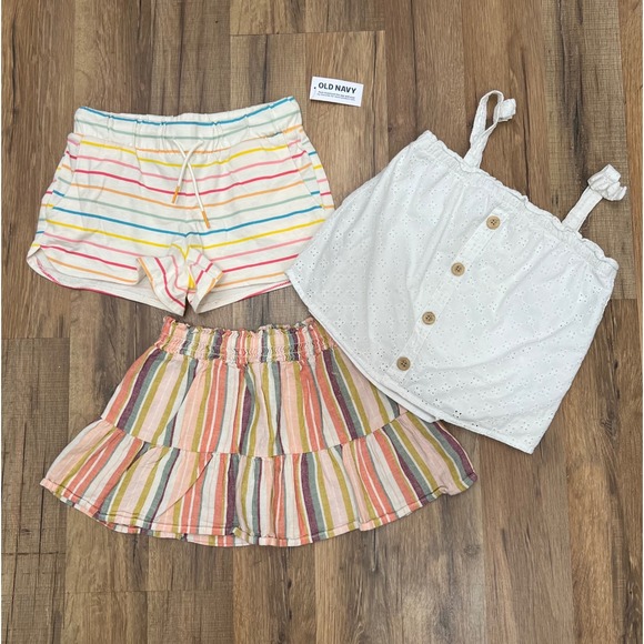 Other - Girls Summer Bundle (3pc) – 100% Cotton‎ | Size 5T & 6–7 | Old Navy, Carter's